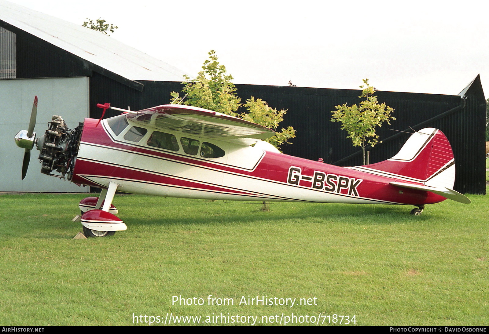 Aircraft Photo of G-BSPK | Cessna 195A | AirHistory.net #718734