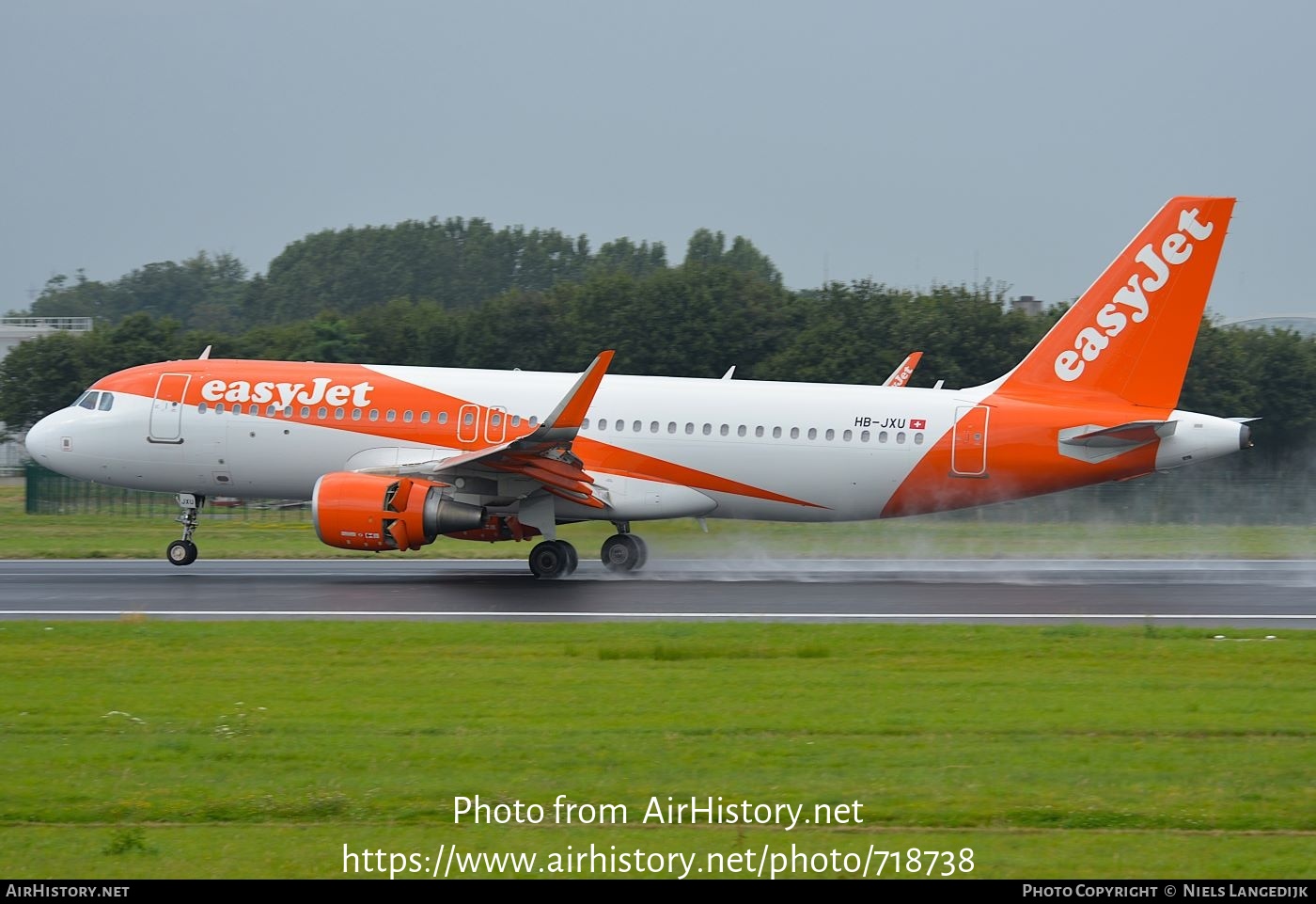 Aircraft Photo of HB-JXU | Airbus A320-214 | EasyJet | AirHistory.net #718738