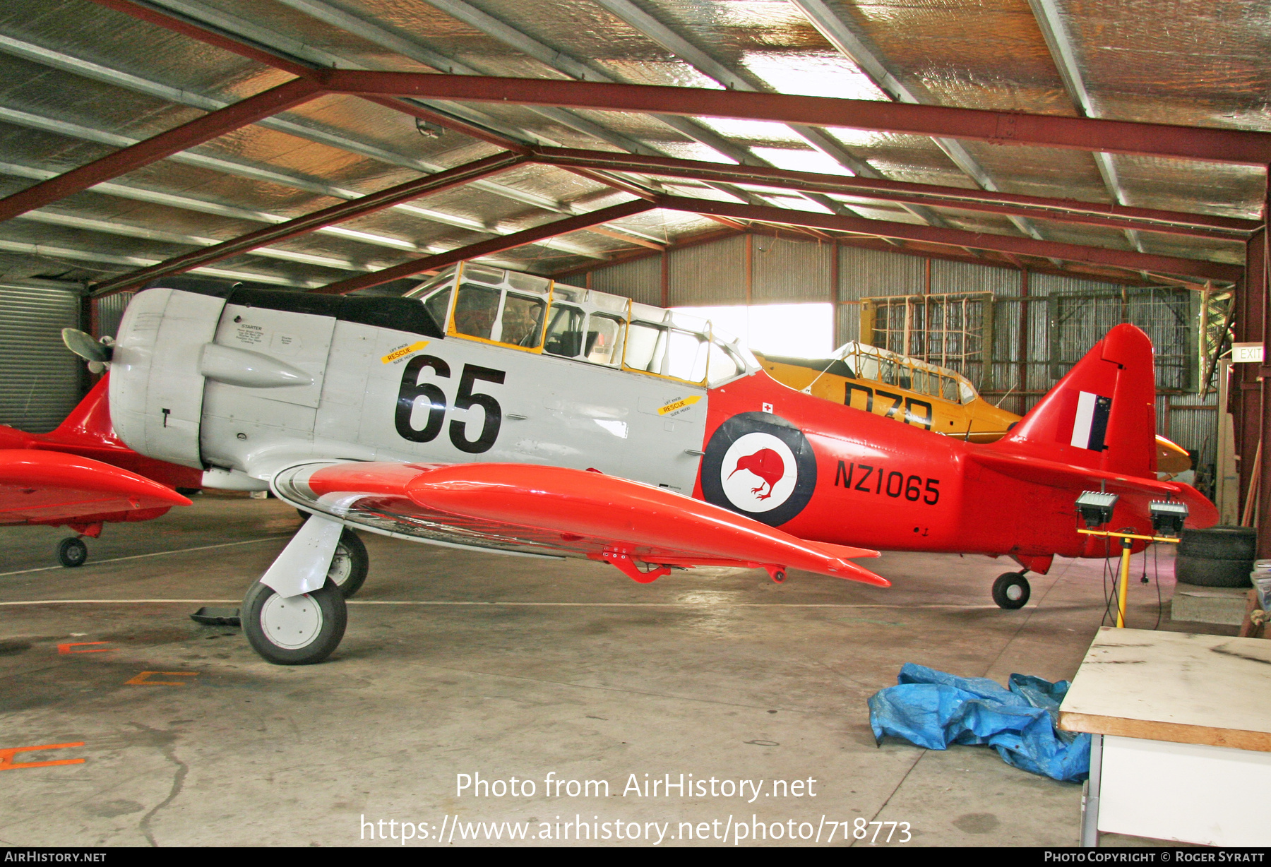 Aircraft Photo of ZK-ENF / NZ1065 | North American AT-6D Harvard III | New Zealand - Air Force | AirHistory.net #718773