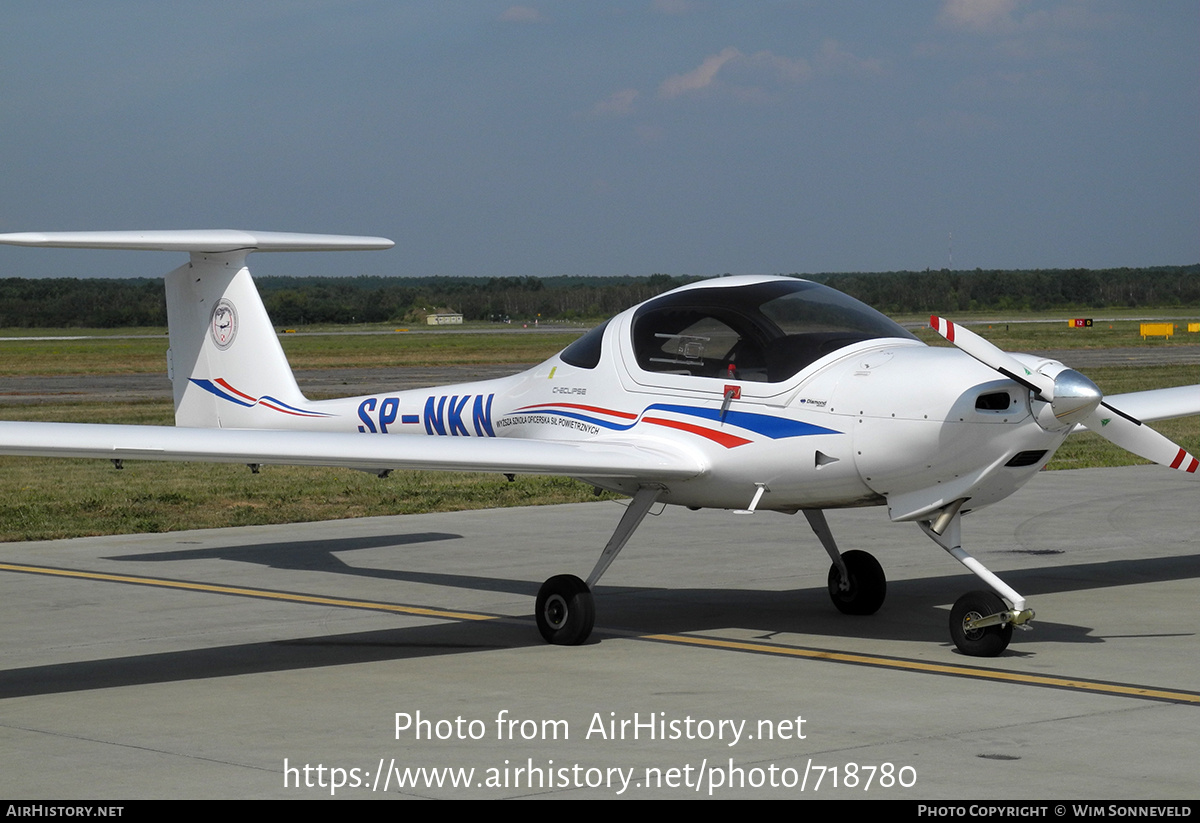 Aircraft Photo of SP-NKN | Diamond DA20C-1 Eclipse | Wyższa Szkoła Oficerska Sił Powietrznych | AirHistory.net #718780