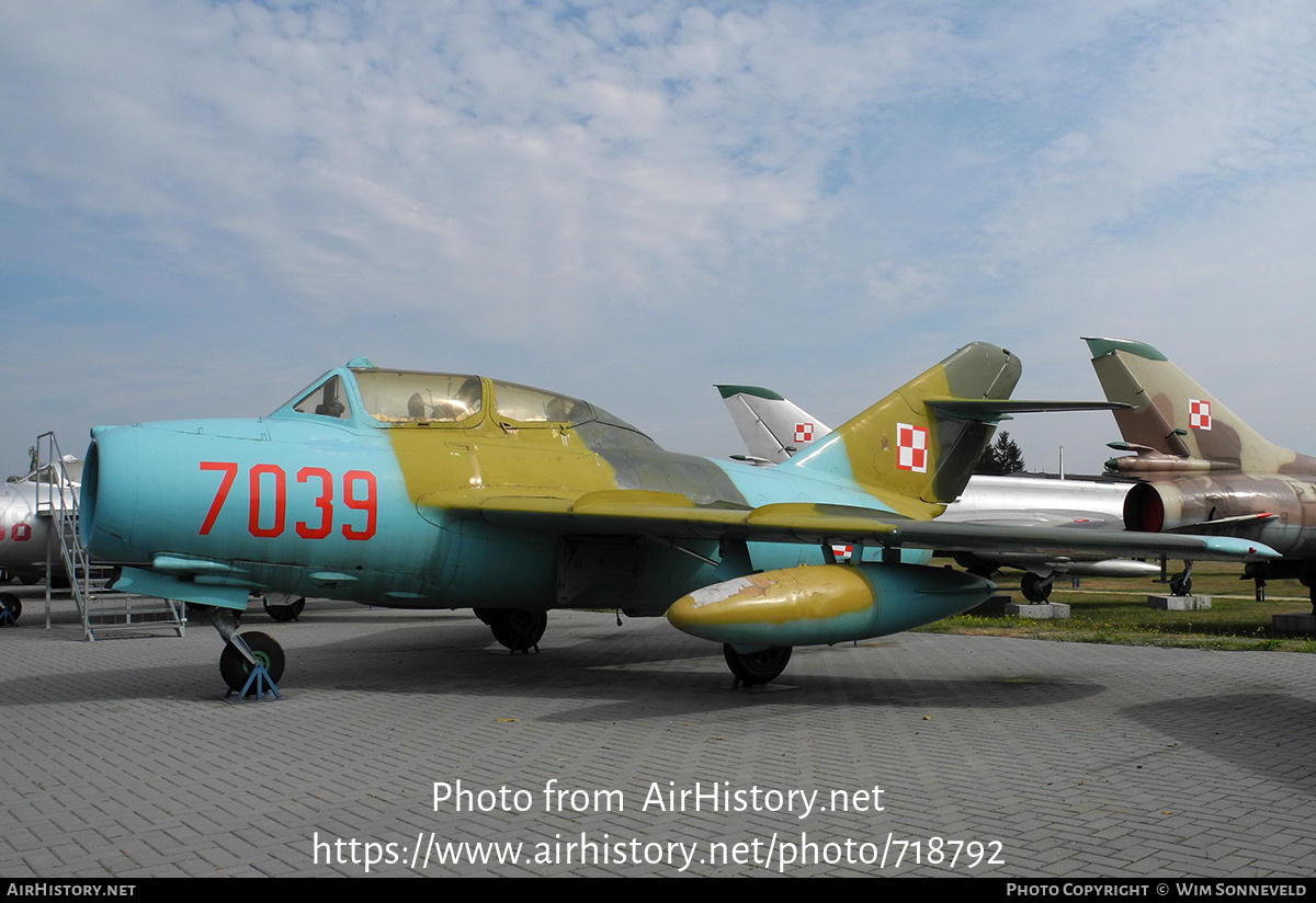 Aircraft Photo of 7039 | PZL-Mielec SBLim-2A (MiG-15UTI) | Poland - Air Force | AirHistory.net #718792