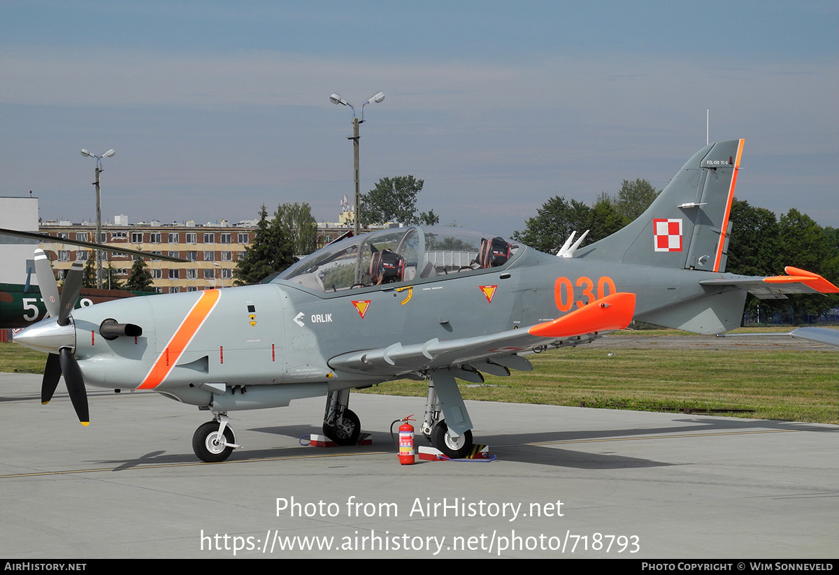 Aircraft Photo of 030 | PZL-Okecie PZL-130TC-2 Turbo Orlik | Poland - Air Force | AirHistory.net #718793