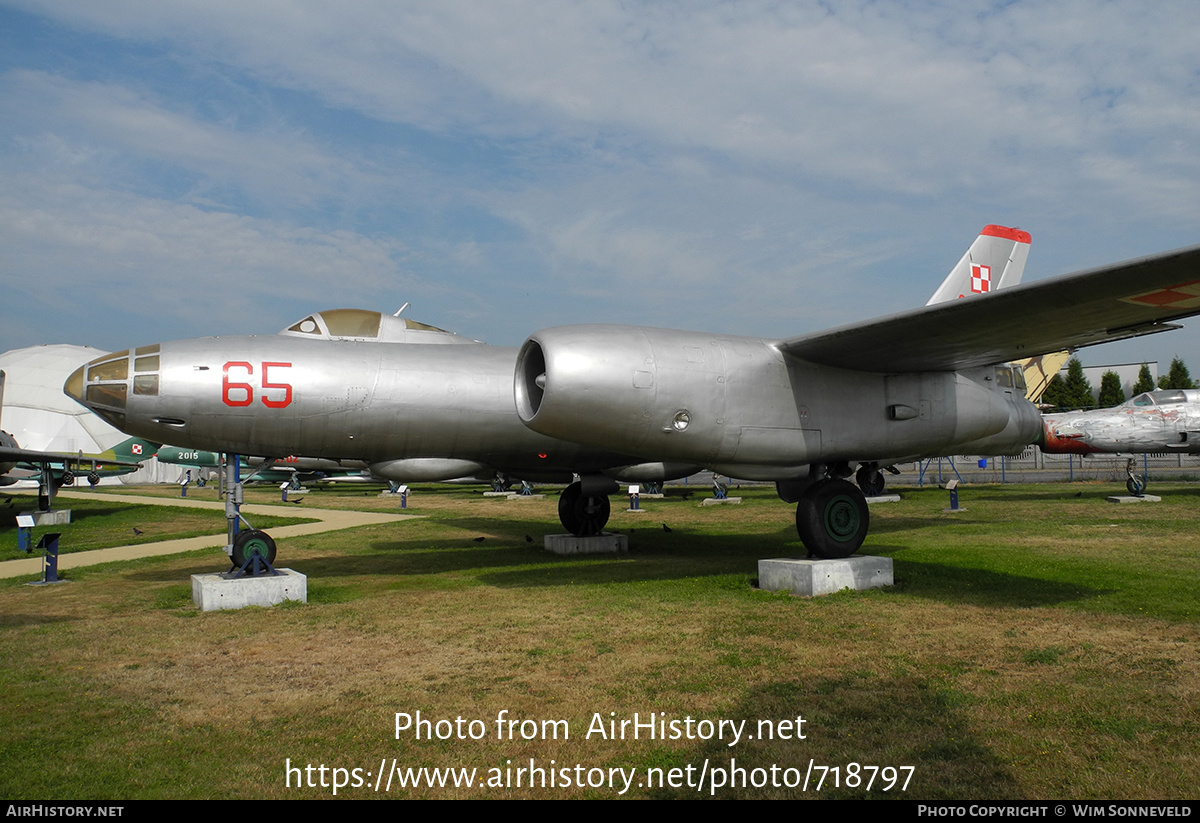 Aircraft Photo of 65 | Ilyushin Il-28E | Poland - Air Force | AirHistory.net #718797