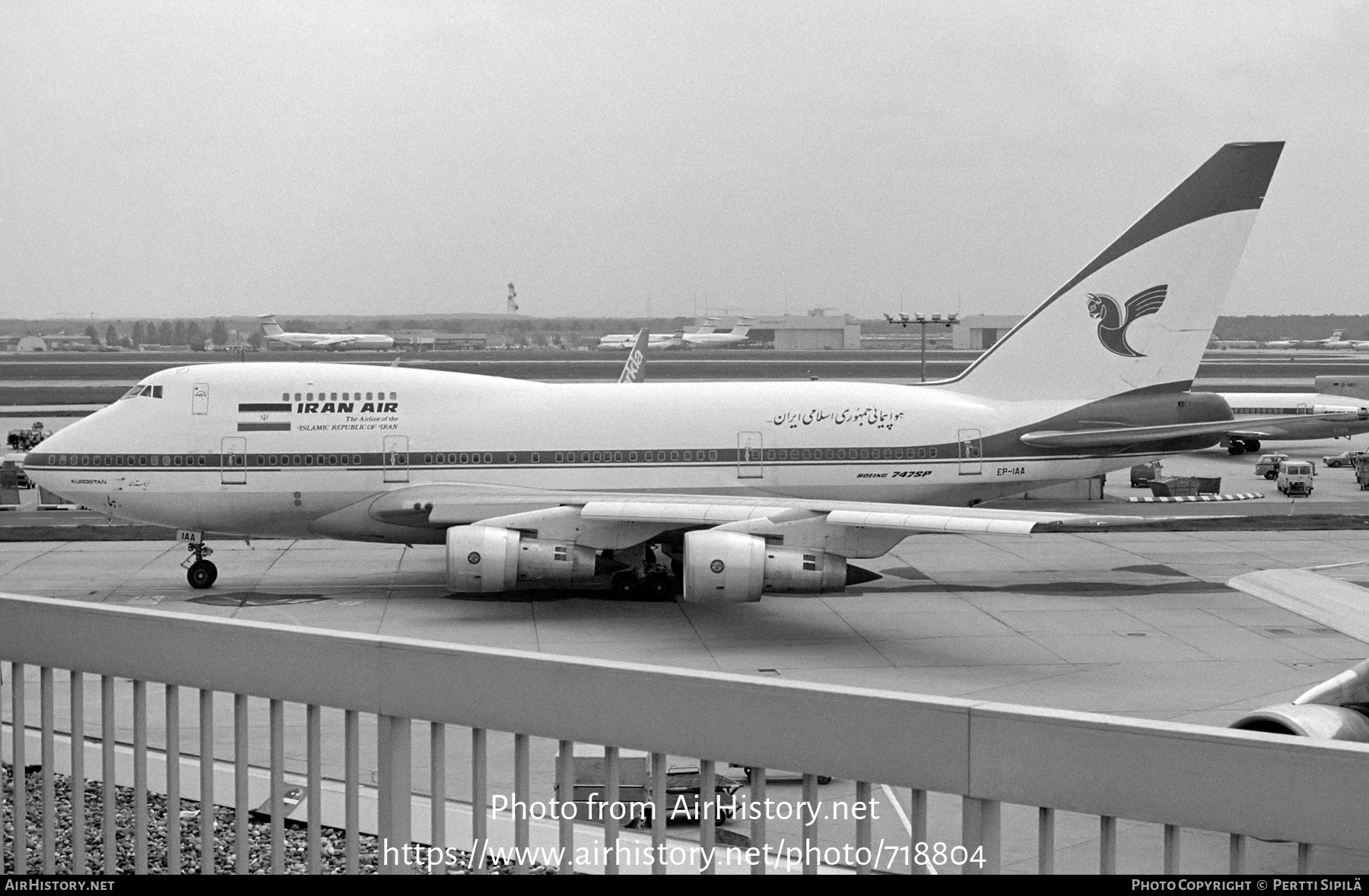 Aircraft Photo of EP-IAA | Boeing 747SP-86 | Iran Air | AirHistory.net #718804