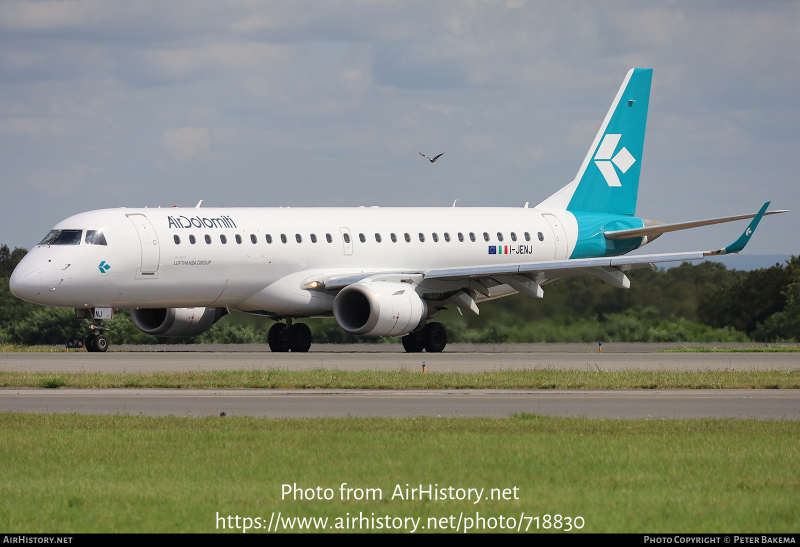 Aircraft Photo of I-JENJ | Embraer 190LR (ERJ-190-100LR) | Air Dolomiti | AirHistory.net #718830