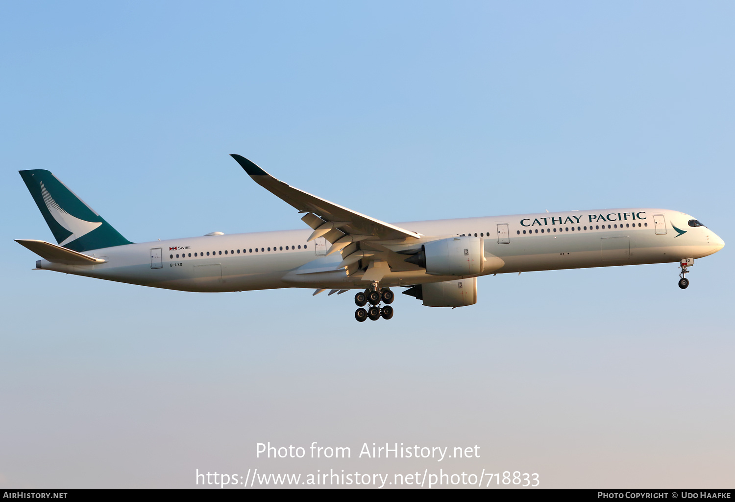 Aircraft Photo of B-LXO | Airbus A350-1041 | Cathay Pacific Airways | AirHistory.net #718833