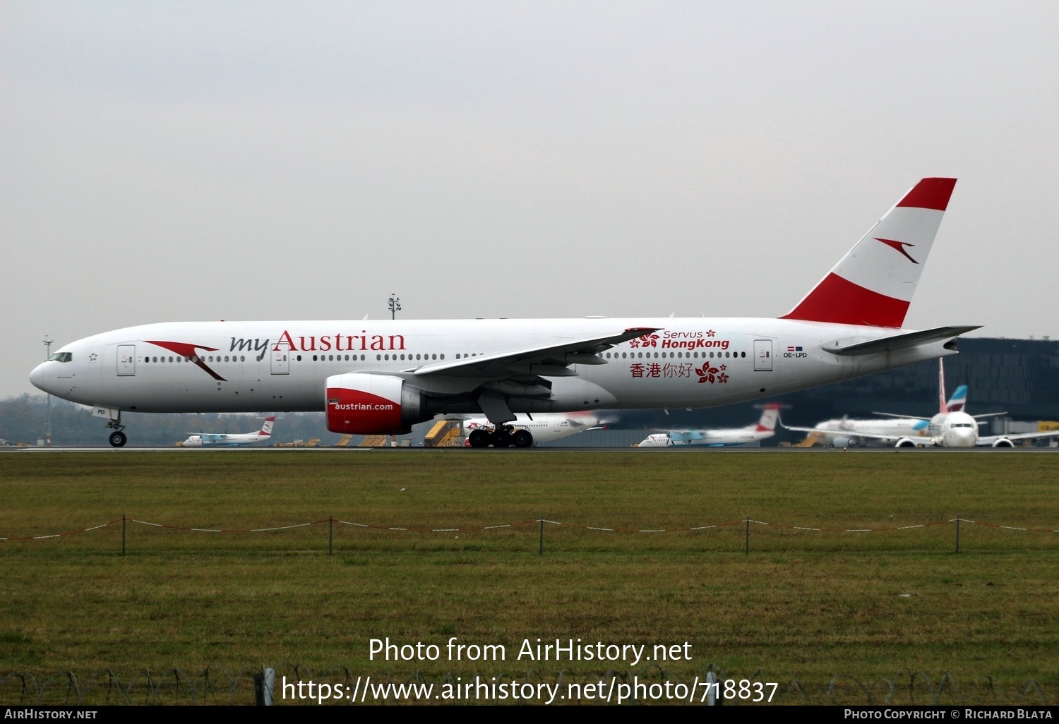 Aircraft Photo of OE-LPD | Boeing 777-2Z9/ER | Austrian Airlines | AirHistory.net #718837