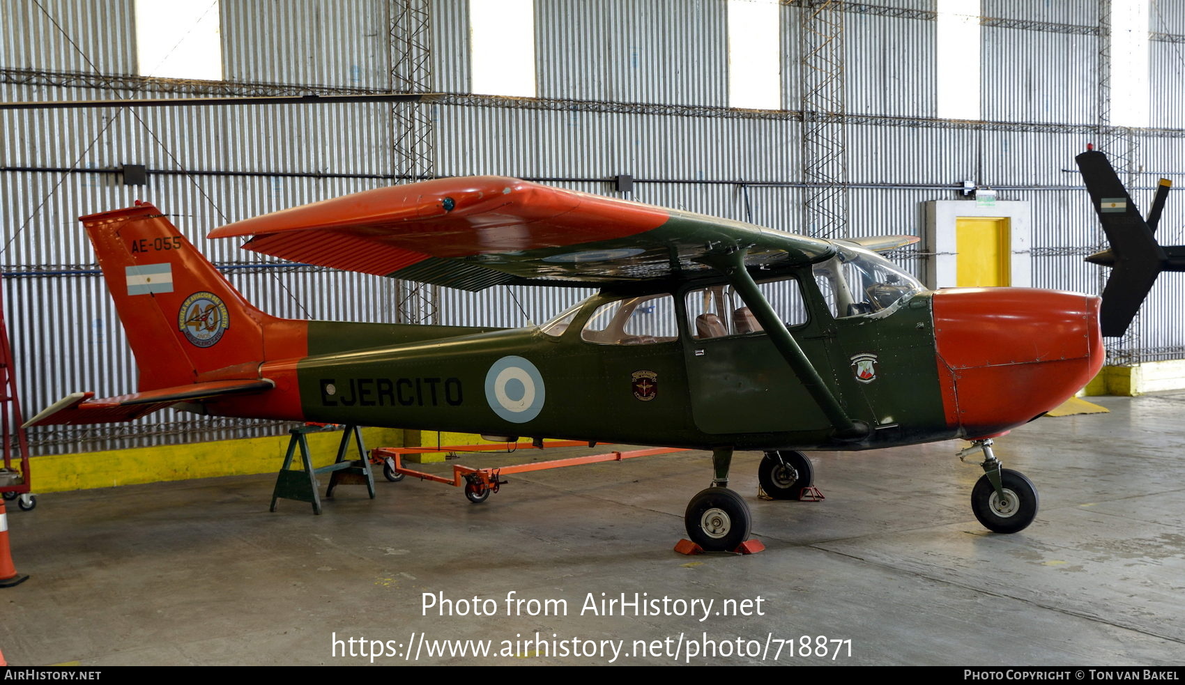 Aircraft Photo of AE-055 | Cessna T-41D Mescalero | Argentina - Army | AirHistory.net #718871