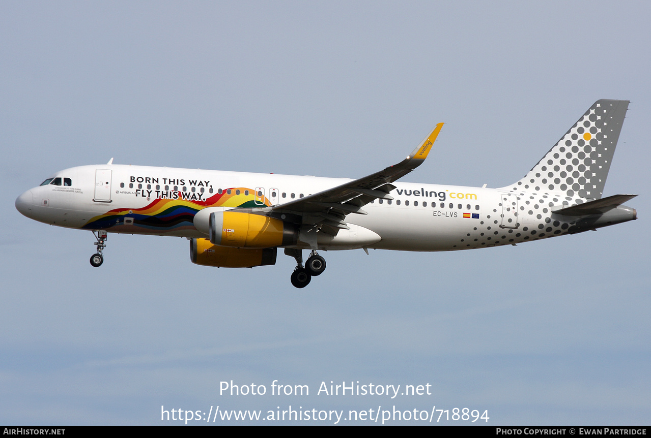 Aircraft Photo of EC-LVS | Airbus A320-232 | Vueling Airlines | AirHistory.net #718894