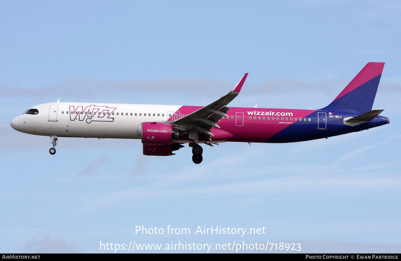 Aircraft Photo of 9H-WDJ | Airbus A321-271NX | Wizz Air | AirHistory.net #718923