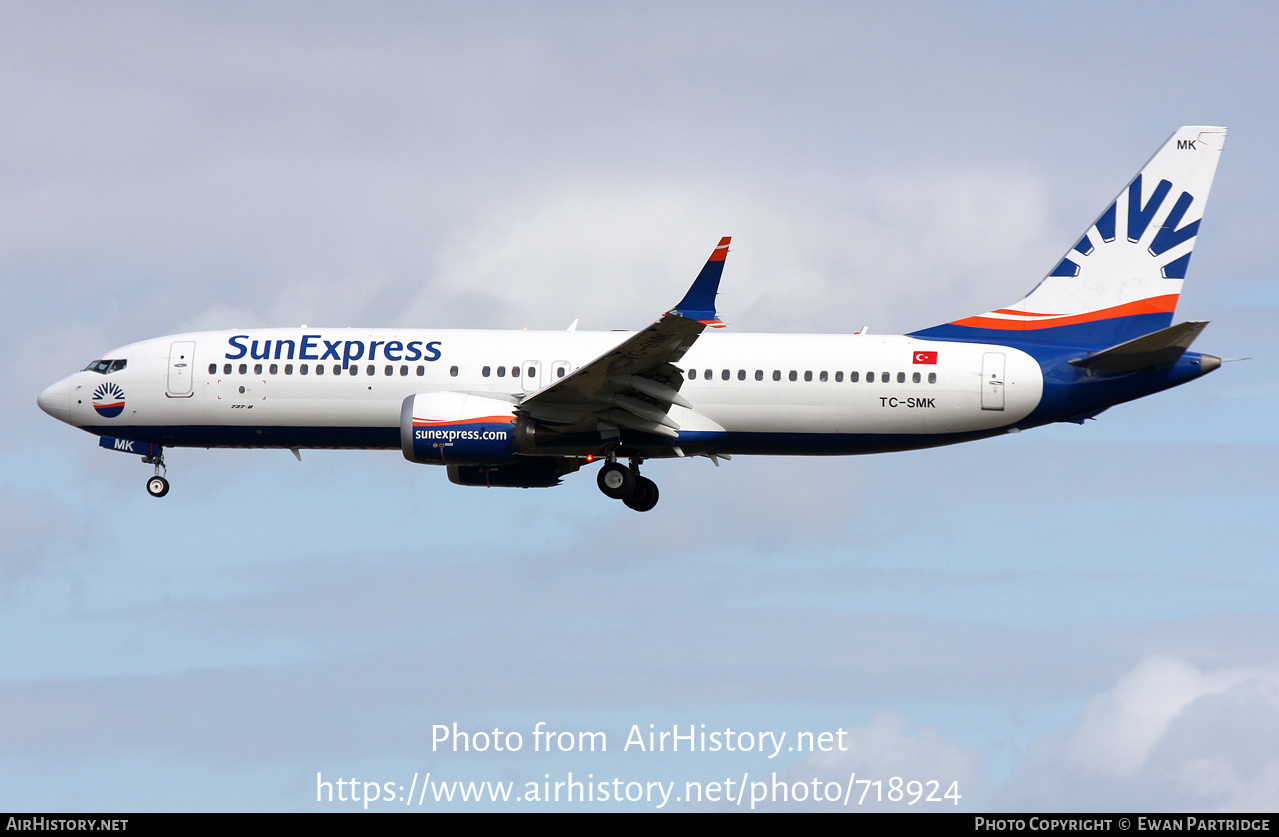 Aircraft Photo of TC-SMK | Boeing 737-8 Max 8 | SunExpress | AirHistory.net #718924