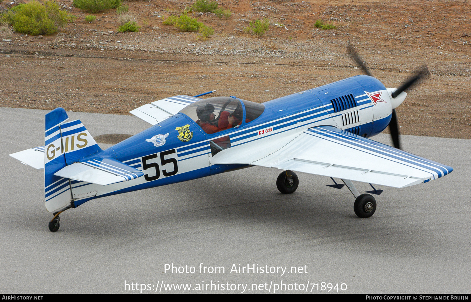 Aircraft Photo of G-IIIS | Sukhoi Su-26M2 | WLAC - West London Aero Club | AirHistory.net #718940