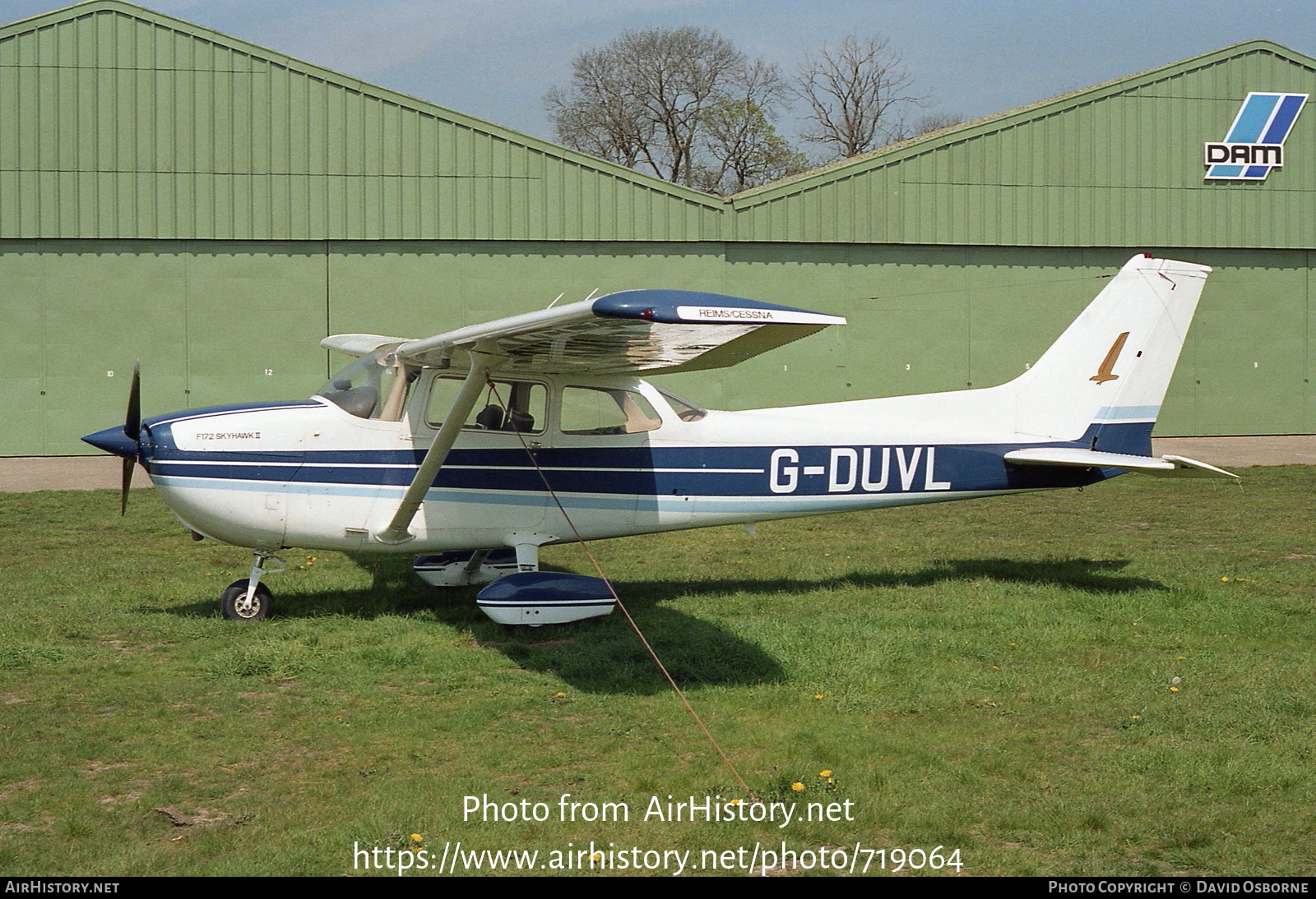 Aircraft Photo of G-DUVL | Reims F172N Skyhawk 100 | AirHistory.net #719064