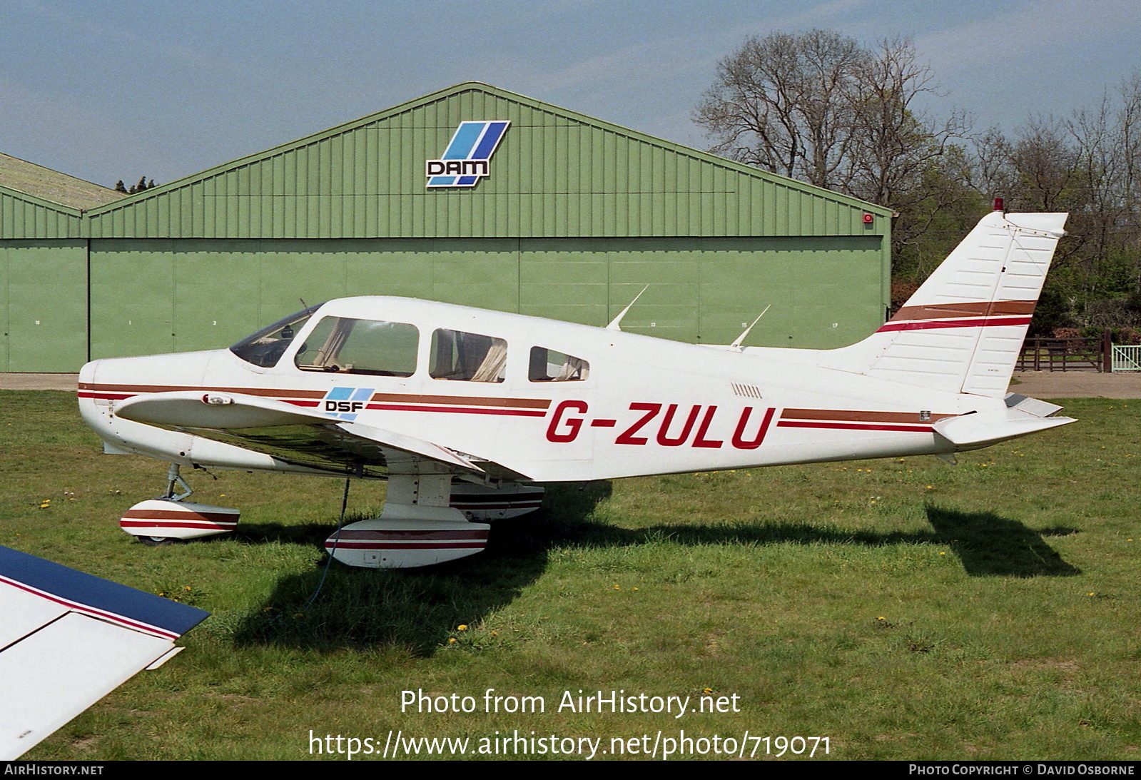 Aircraft Photo of G-ZULU | Piper PA-28-161 Cherokee Warrior II | DSF - Denham School of Flying | AirHistory.net #719071