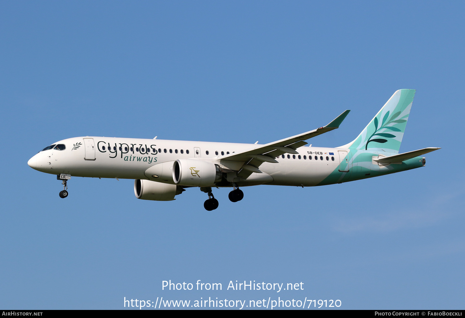 Aircraft Photo of 5B-DEB | Airbus A220-371 (BD-500-1A11) | Cyprus Airways | AirHistory.net #719120