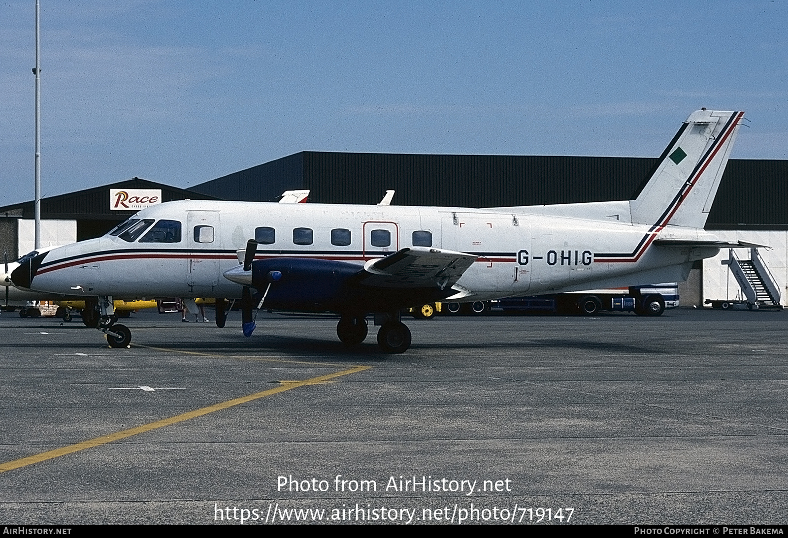 Aircraft Photo of G-OHIG | Embraer EMB-110P1 Bandeirante | AirHistory.net #719147