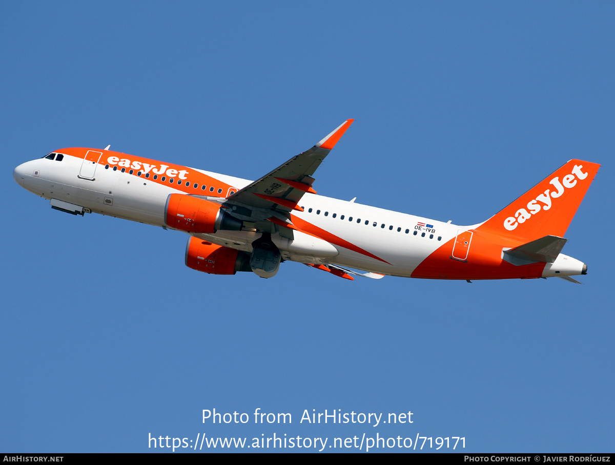 Aircraft Photo of OE-IVB | Airbus A320-214 | EasyJet | AirHistory.net #719171