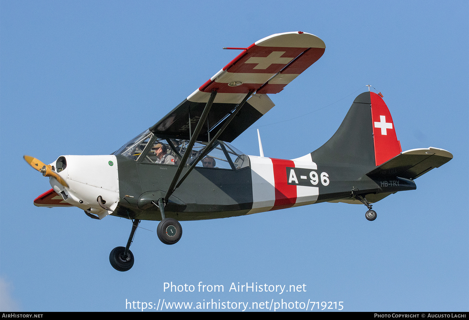 Aircraft Photo of HB-TRY / A-96 | Stinson L-5 Sentinel | Switzerland - Air Force | AirHistory.net #719215