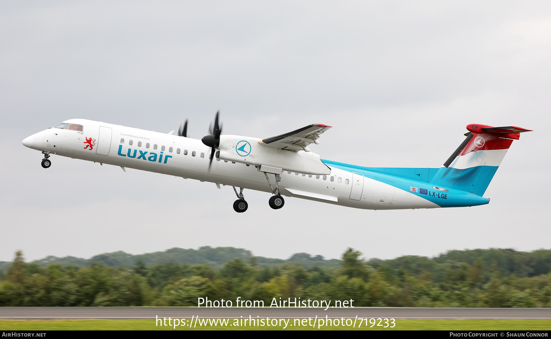 Aircraft Photo of LX-LGE | Bombardier DHC-8-402 Dash 8 | Luxair | AirHistory.net #719233