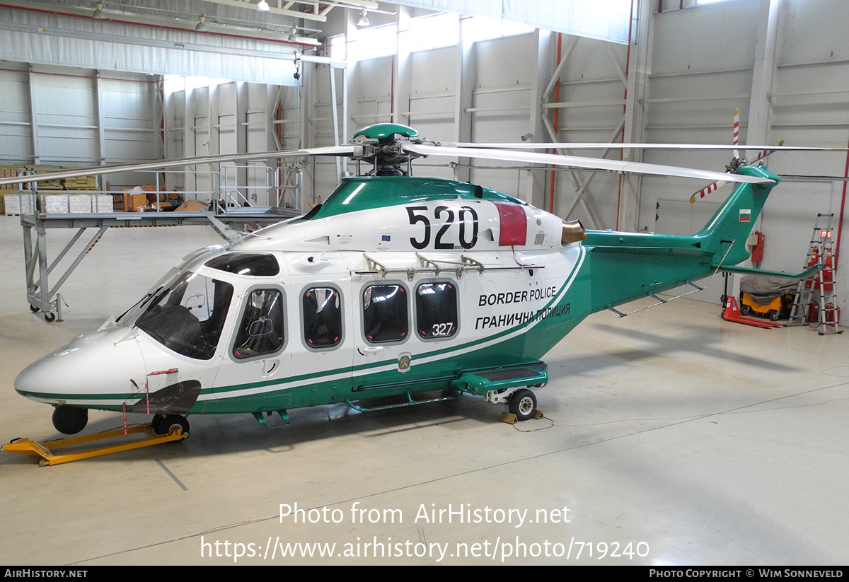 Aircraft Photo of 520 | AgustaWestland AW-139 | Bulgaria - Border Police | AirHistory.net #719240