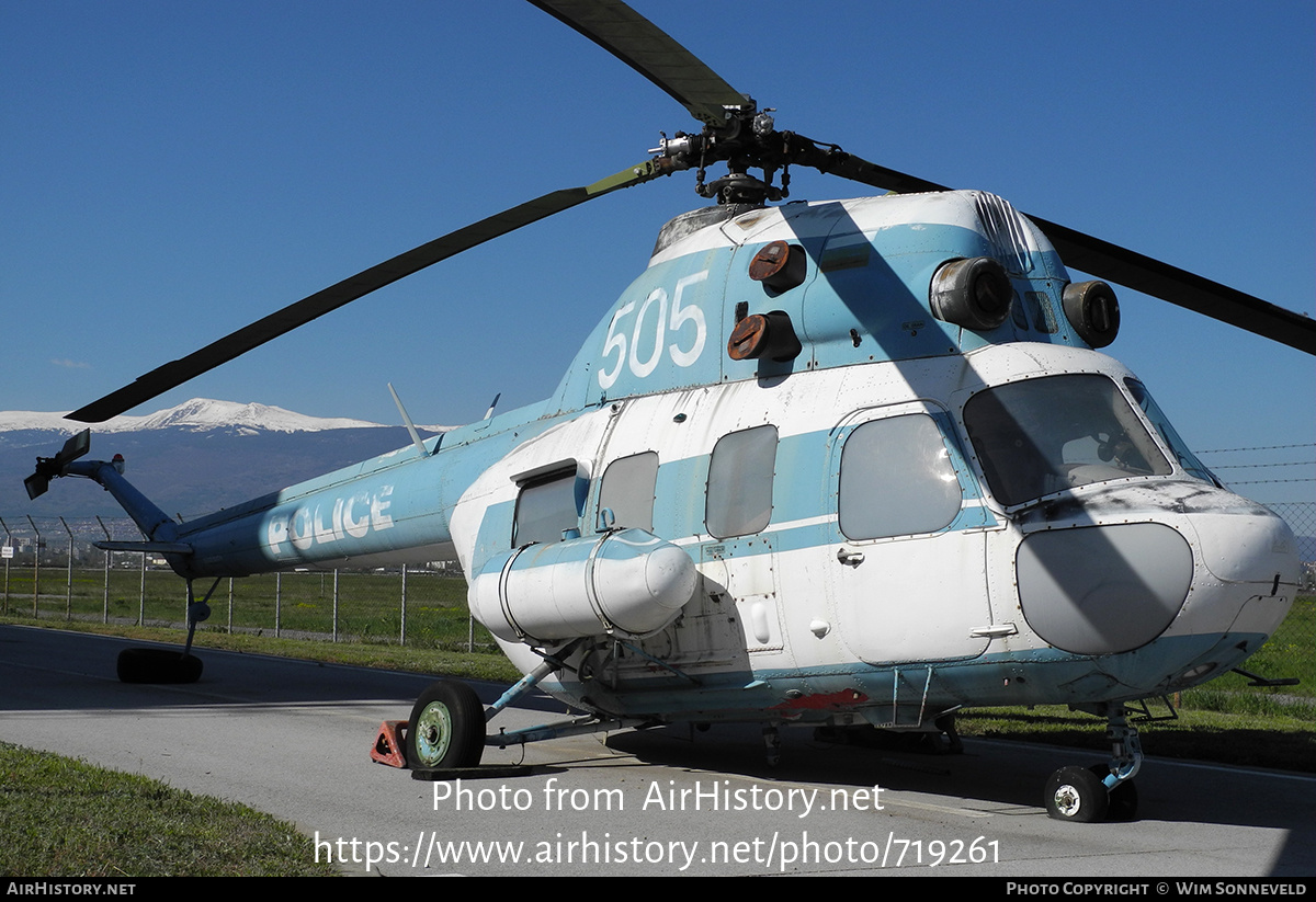 Aircraft Photo of 505 | Mil Mi-2 | Bulgaria - Police | AirHistory.net #719261