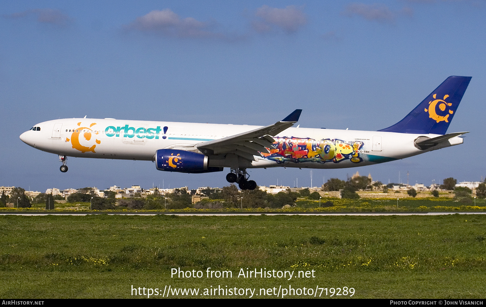 Aircraft Photo of CS-TRH | Airbus A330-343 | Orbest | AirHistory.net #719289