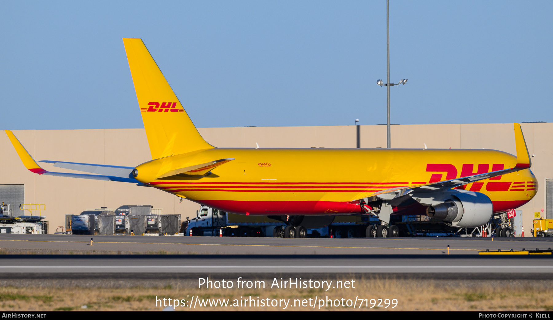 Aircraft Photo of N298CM | Boeing 767-381/ER(BDSF) | DHL International | AirHistory.net #719299