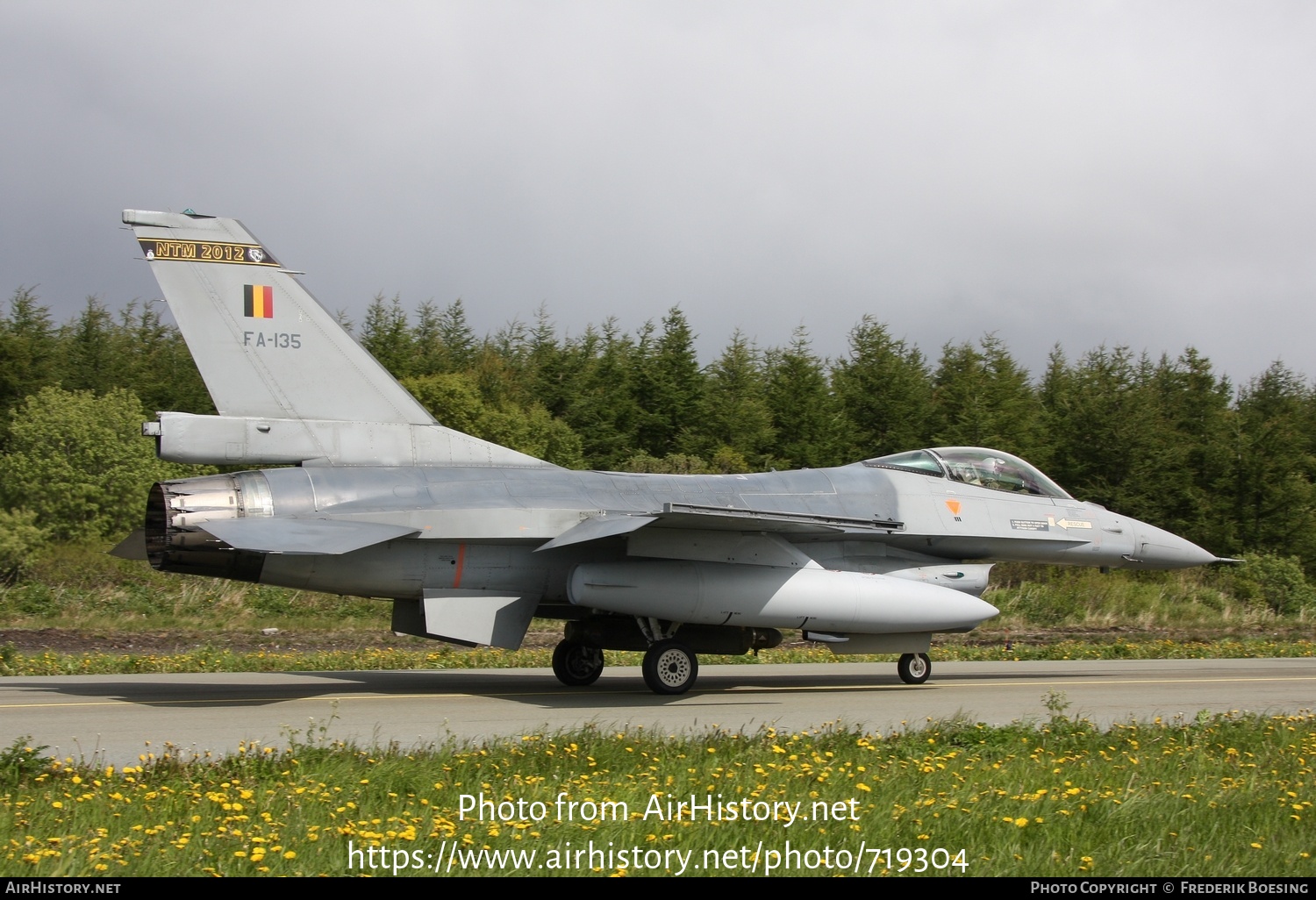 Aircraft Photo of FA-135 | General Dynamics F-16AM Fighting Falcon | Belgium - Air Force | AirHistory.net #719304