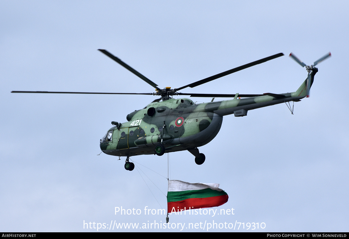 Aircraft Photo of 421 | Mil Mi-17 | Bulgaria - Air Force | AirHistory.net #719310