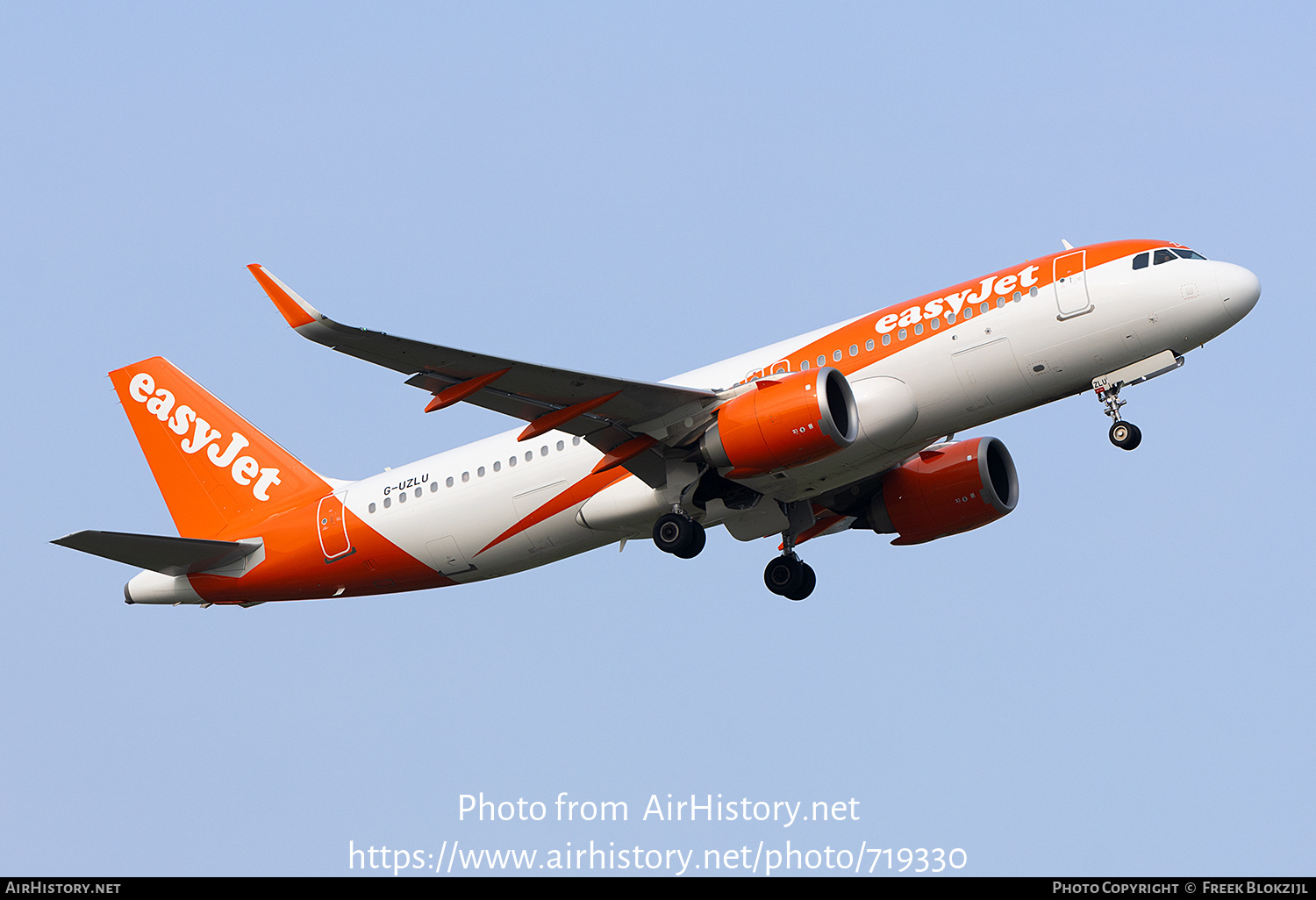 Aircraft Photo of G-UZLU | Airbus A320-251N | EasyJet | AirHistory.net #719330