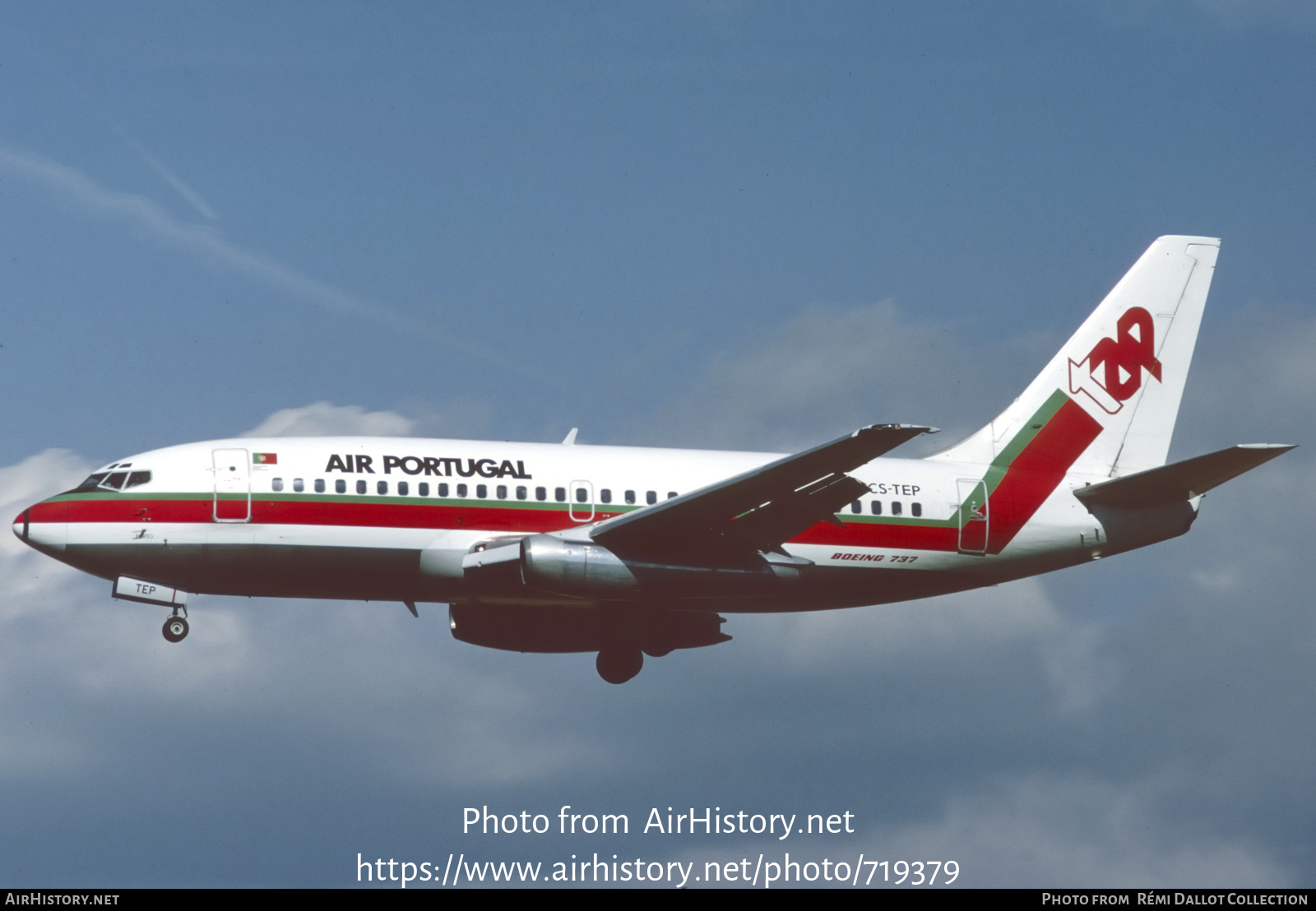 Aircraft Photo of CS-TEP | Boeing 737-282/Adv | TAP Air Portugal | AirHistory.net #719379