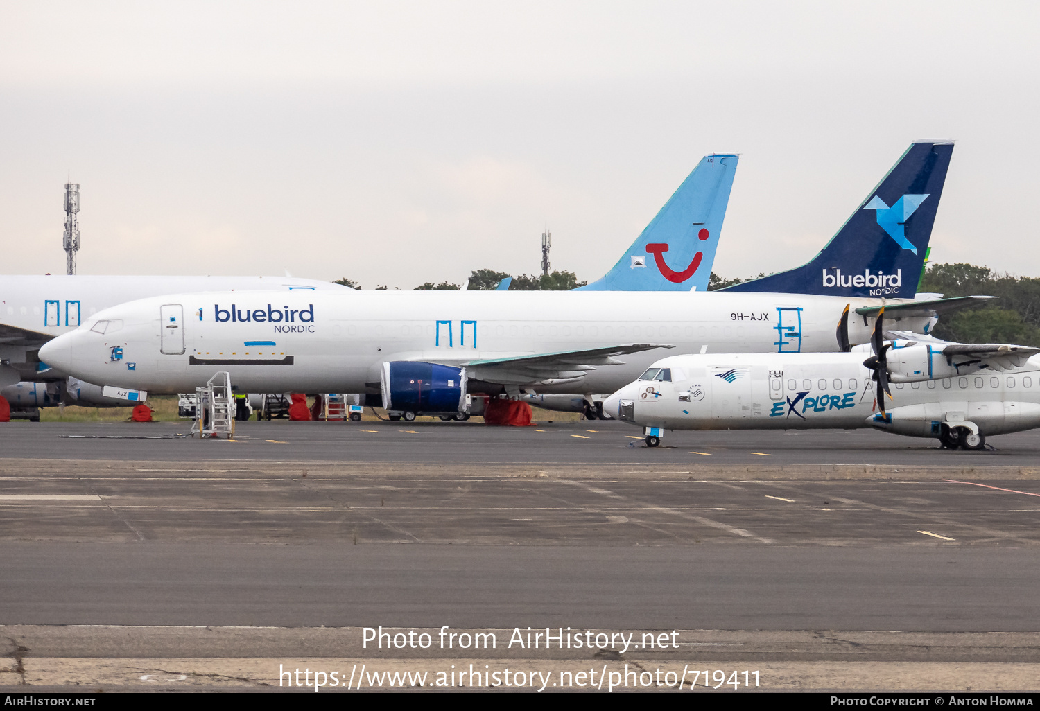 Aircraft Photo of 9H-AJX | Boeing 737-4Y0(SF) | Bluebird Nordic | AirHistory.net #719411