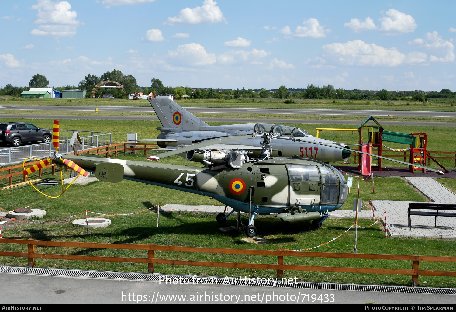 Aircraft Photo of 45 | IAR IAR-316B Alouette III | Romania - Air Force | AirHistory.net #719433