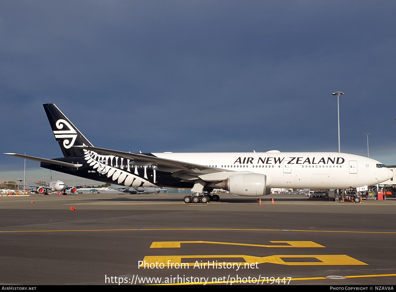 Aircraft Photo of ZK-OKA | Boeing 777-219/ER | Air New Zealand | AirHistory.net #719447