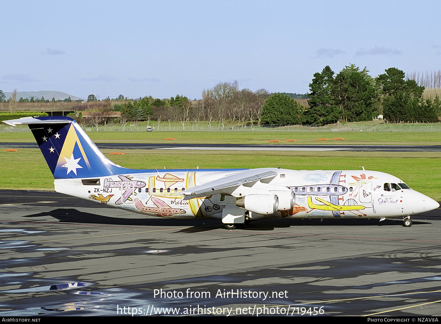 Aircraft Photo of ZK-NZJ | British Aerospace BAe-146-300 | Ansett New Zealand | AirHistory.net #719456