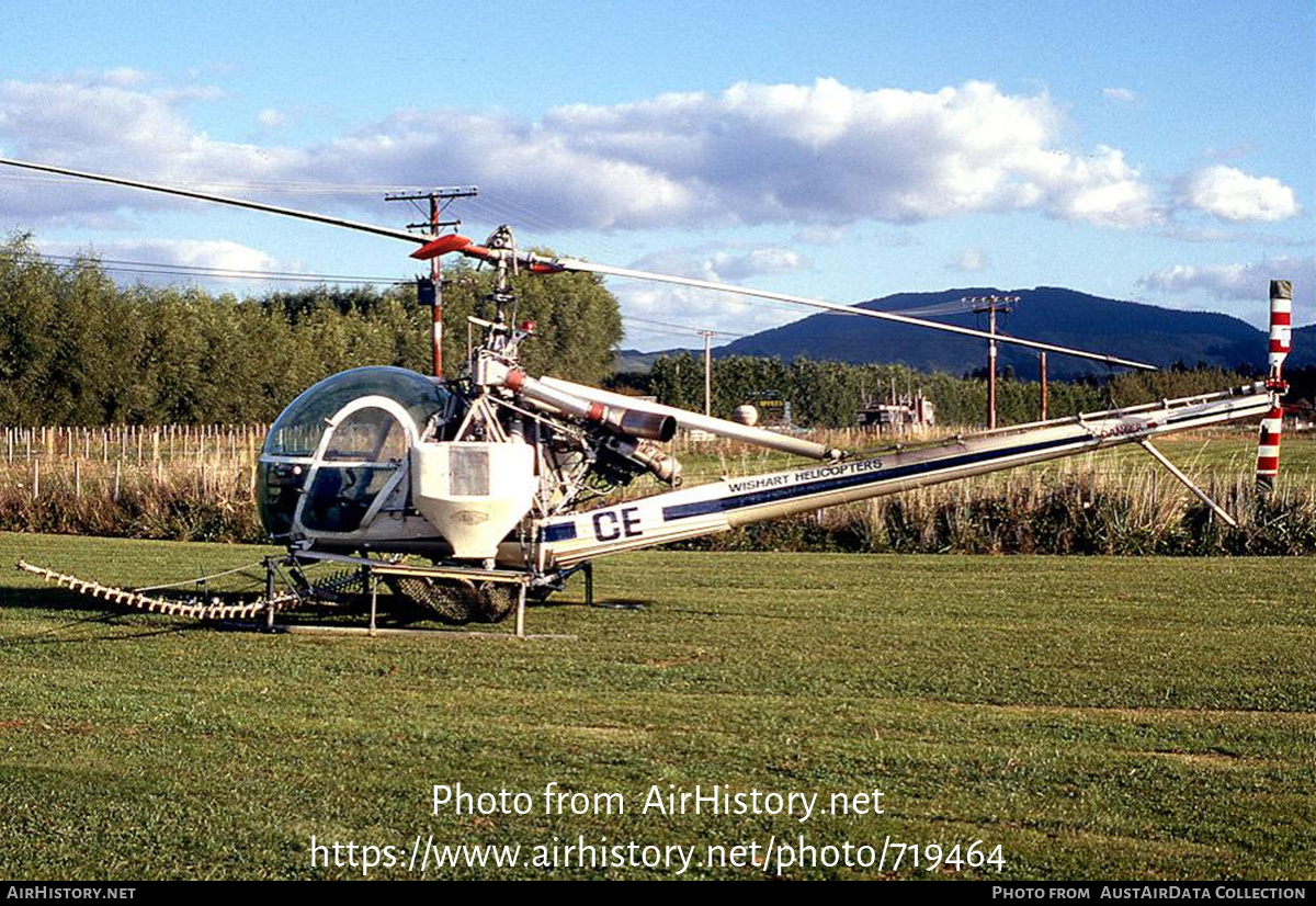 Aircraft Photo of ZK-HCE / CE | Hiller UH-12E/Soloy | Wishart Helicopters | AirHistory.net #719464