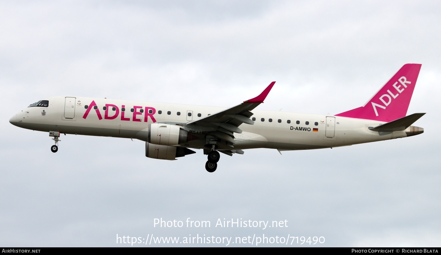 Aircraft Photo of D-AMWO | Embraer 190AR (ERJ-190-100IGW) | German Airways | AirHistory.net #719490