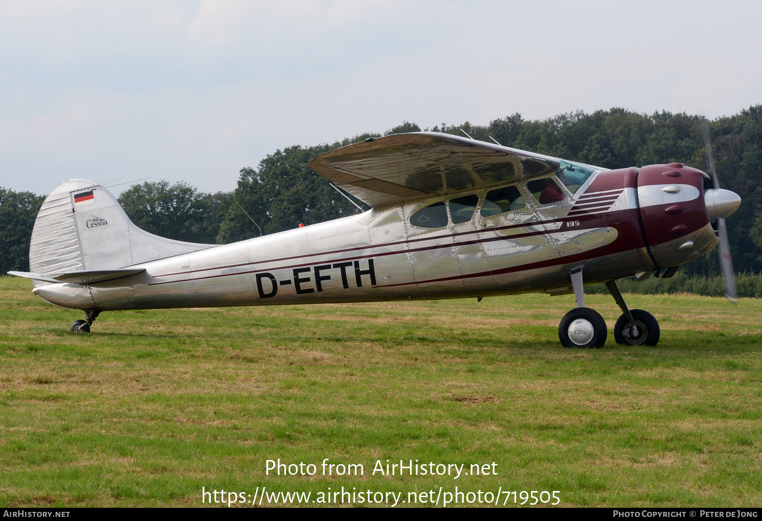 Aircraft Photo of D-EFTH | Cessna 195B | AirHistory.net #719505