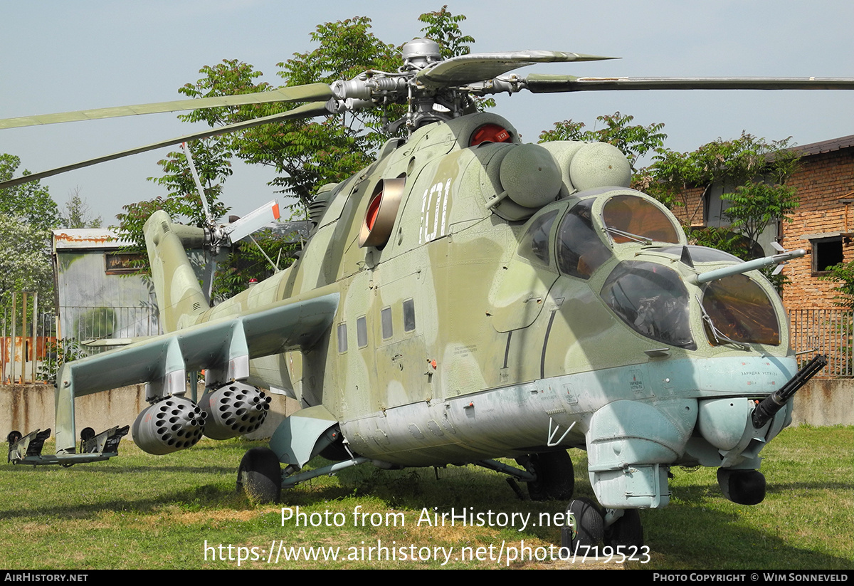 Aircraft Photo of 101 | Mil Mi-24D | Bulgaria - Air Force | AirHistory.net #719523