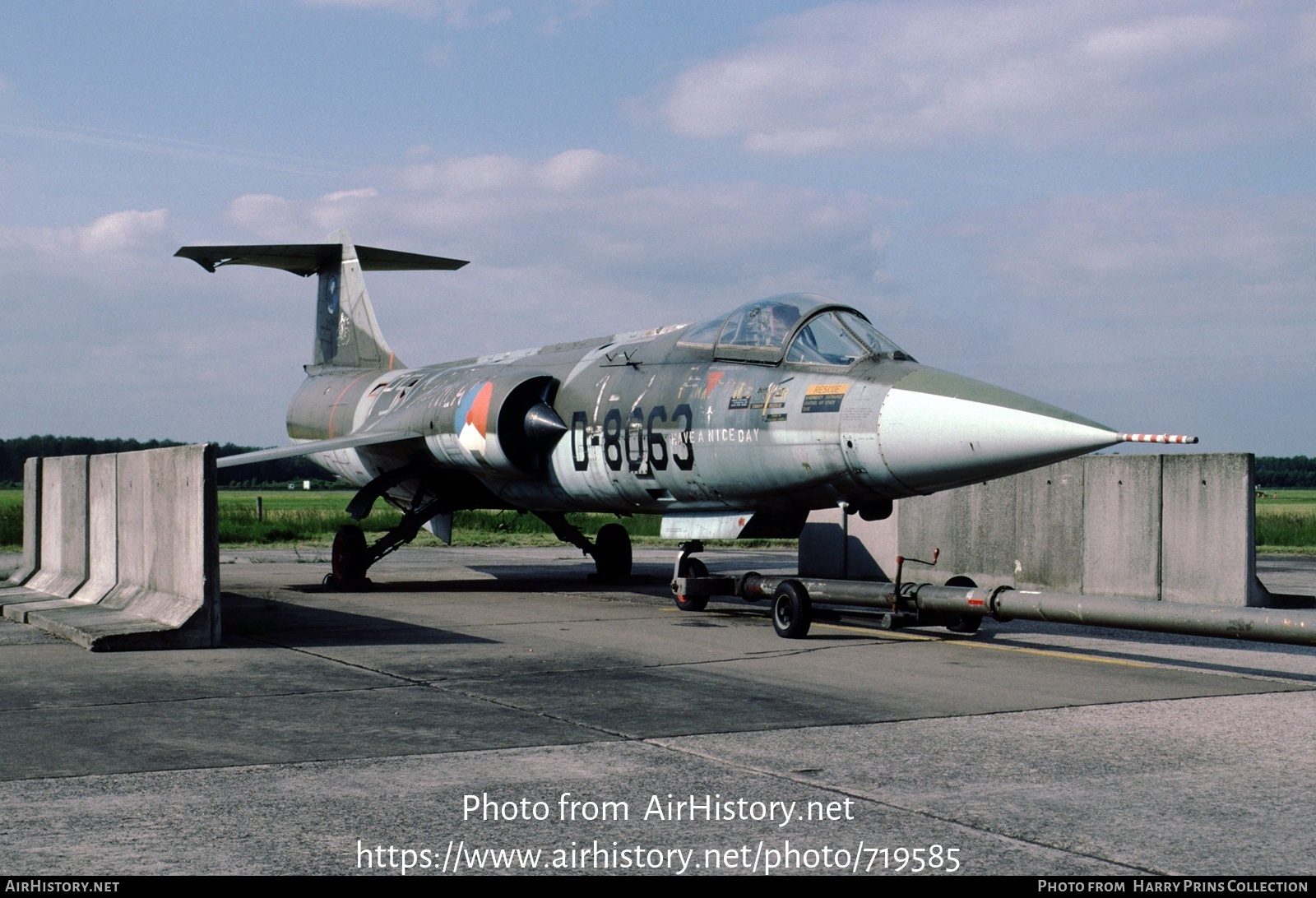 Aircraft Photo of D-8063 | Lockheed F-104G Starfighter | Netherlands - Air Force | AirHistory.net #719585