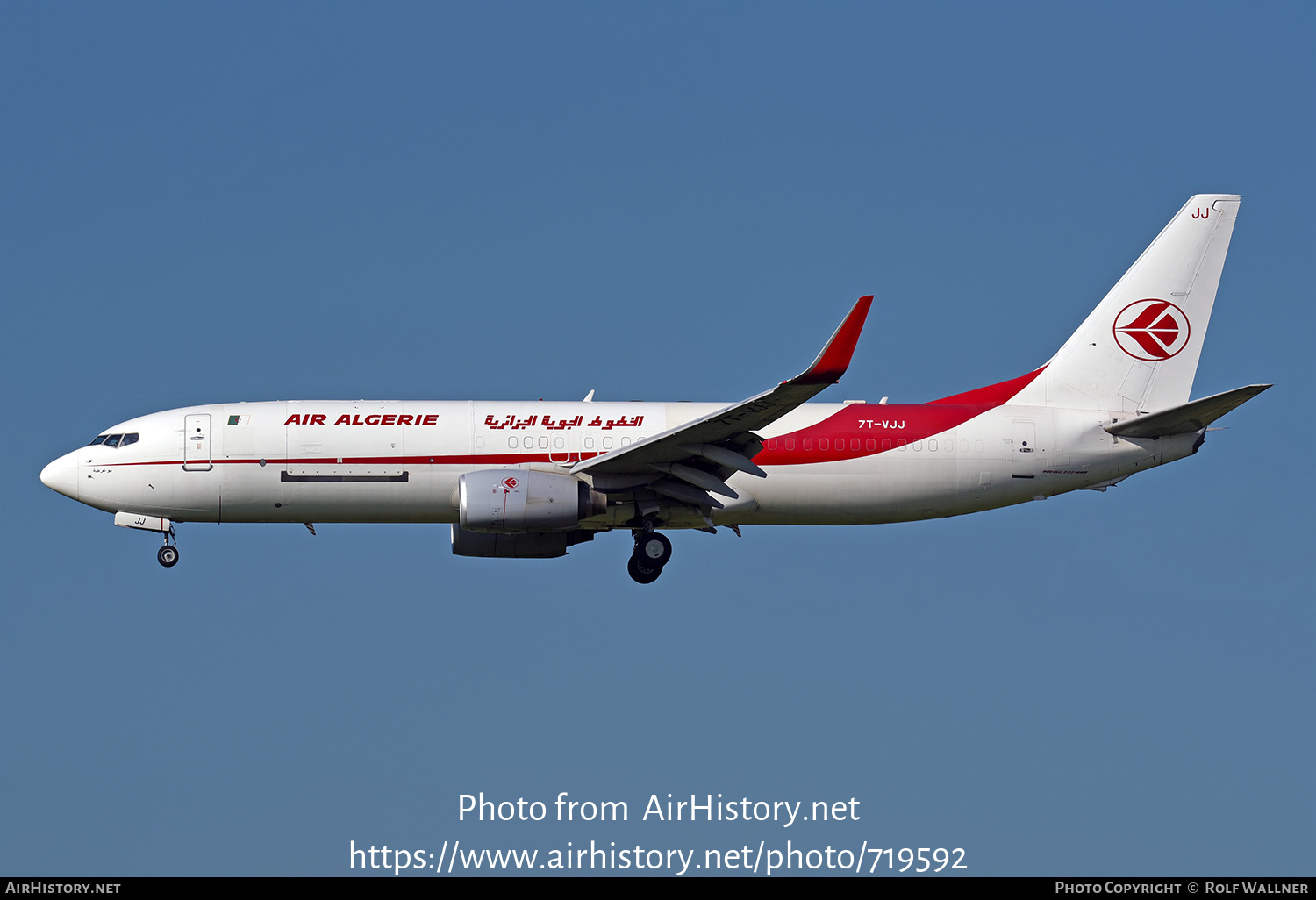 Aircraft Photo of 7T-VJJ | Boeing 737-8D6(BCF) | Air Algérie | AirHistory.net #719592