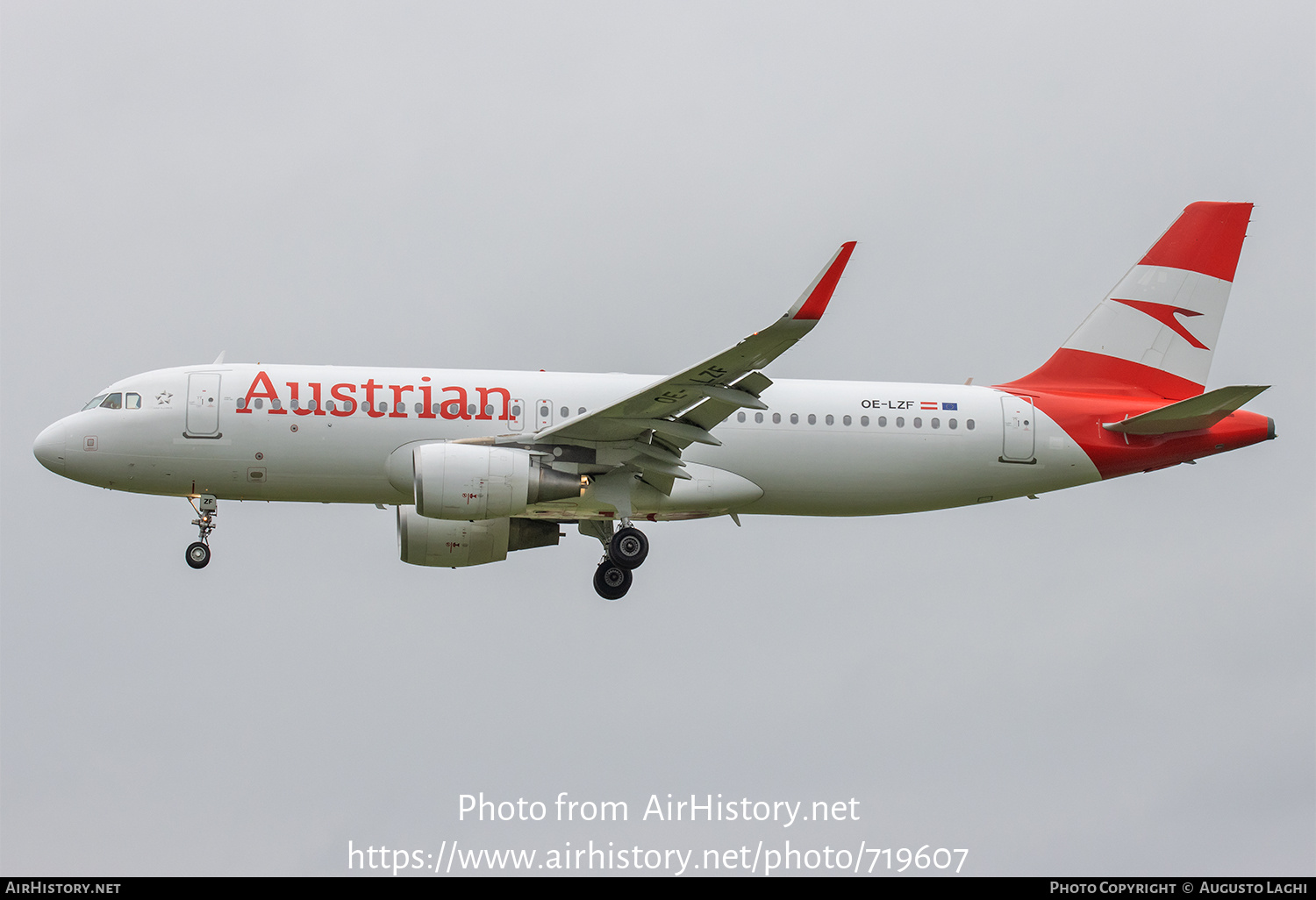 Aircraft Photo of OE-LZF | Airbus A320-214 | Austrian Airlines | AirHistory.net #719607