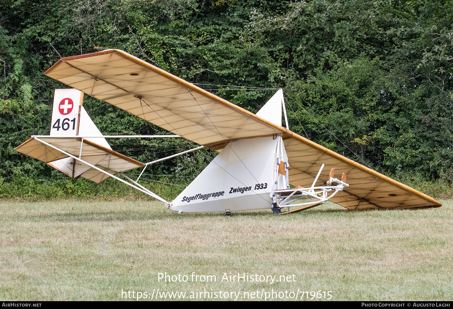 Aircraft Photo of HB-461 / 461 | Hirth Hi-1 Stahlrohr-Zögling | Segelfluggruppe Zwingen | AirHistory.net #719615