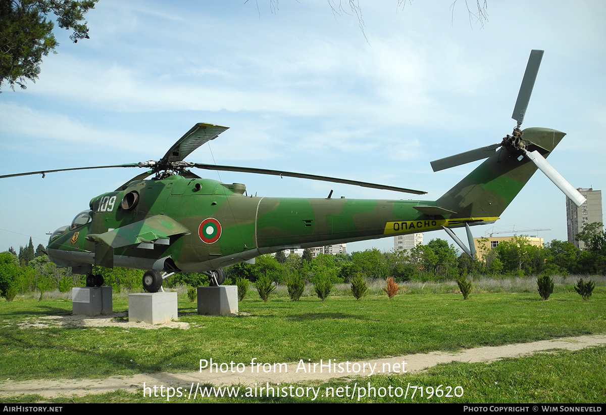 Aircraft Photo of 109 | Mil Mi-24D | Bulgaria - Air Force | AirHistory.net #719620