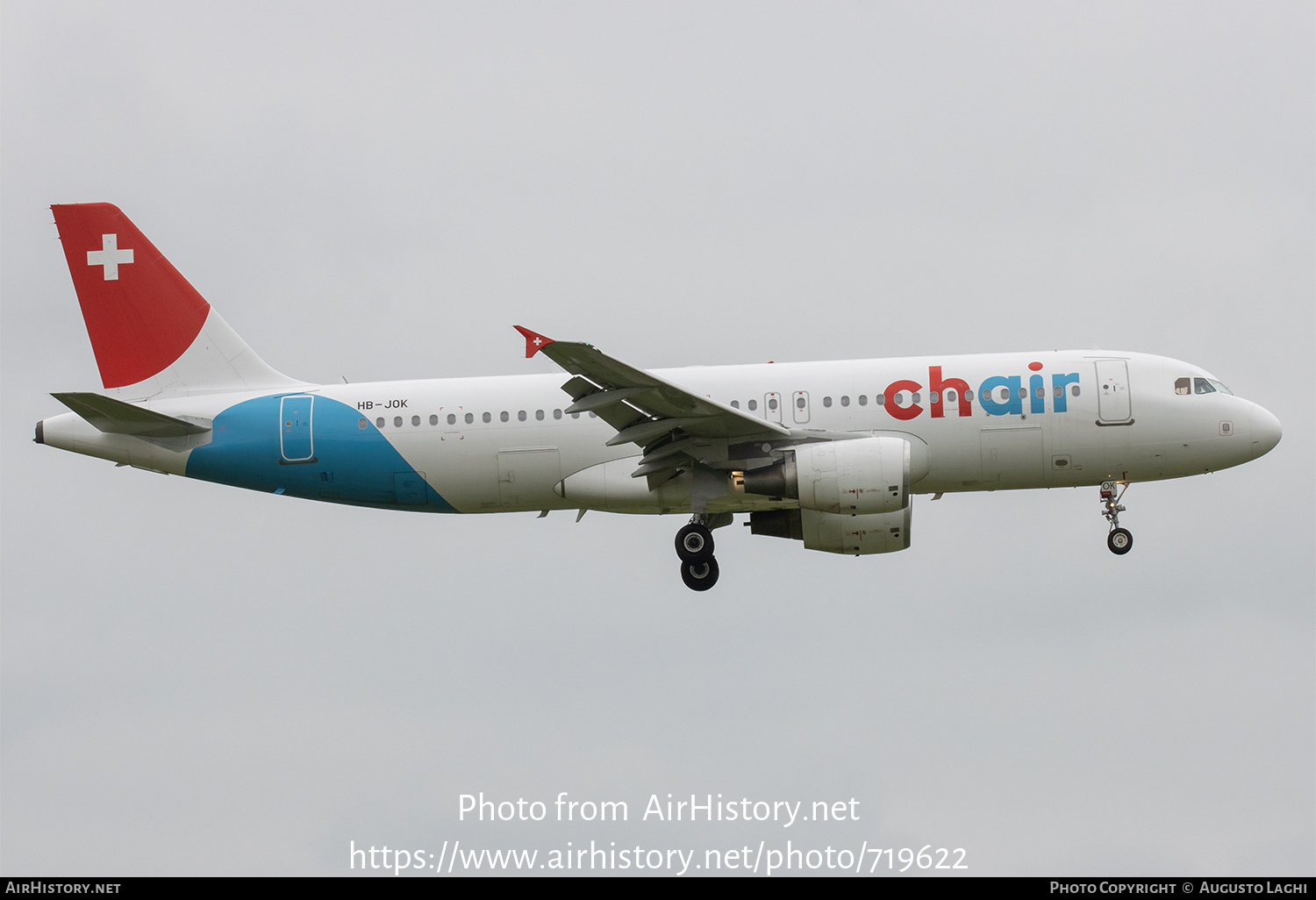 Aircraft Photo of HB-JOK | Airbus A320-214 | Chair Airlines | AirHistory.net #719622