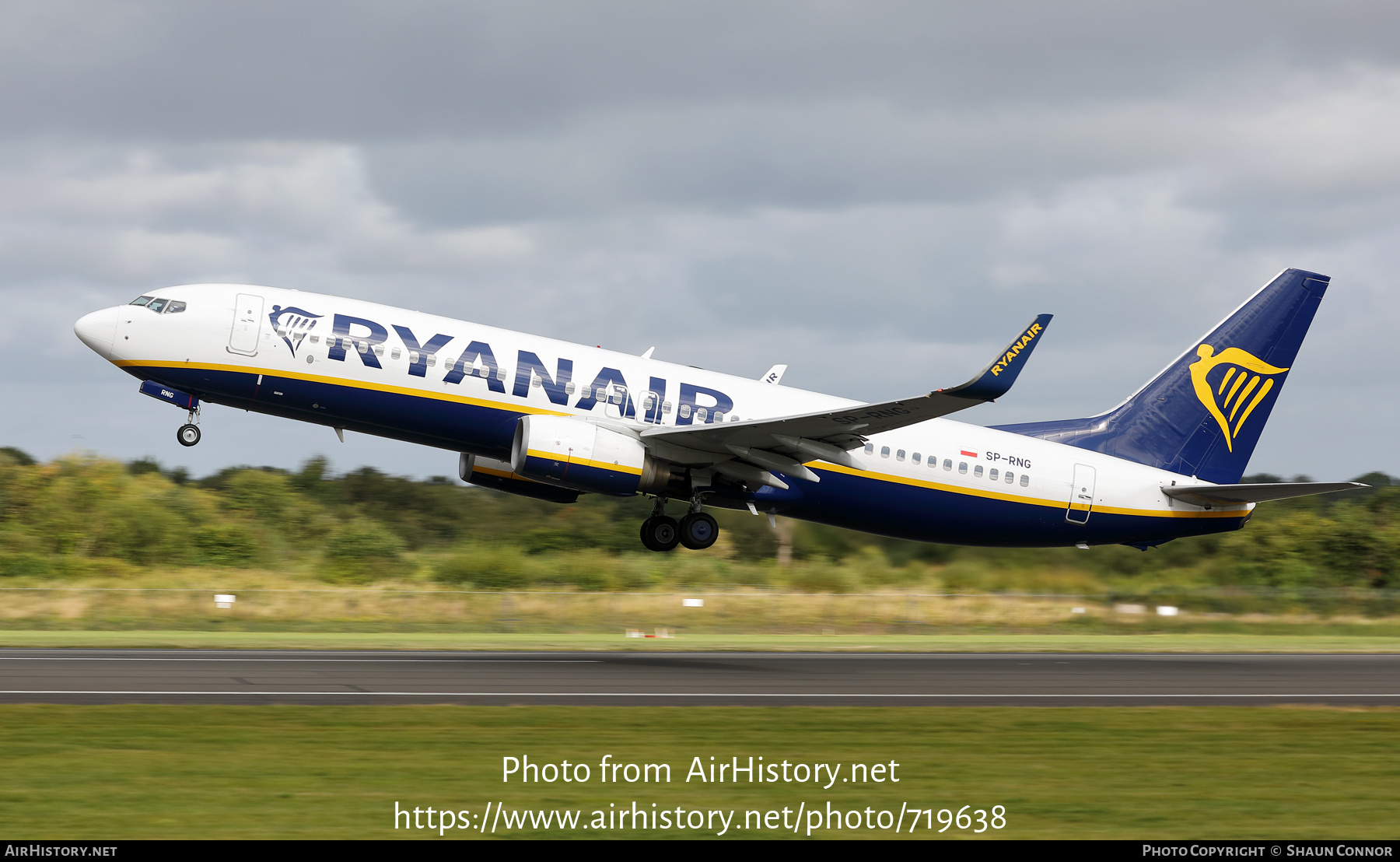 Aircraft Photo of SP-RNG | Boeing 737-8AS | Ryanair | AirHistory.net #719638