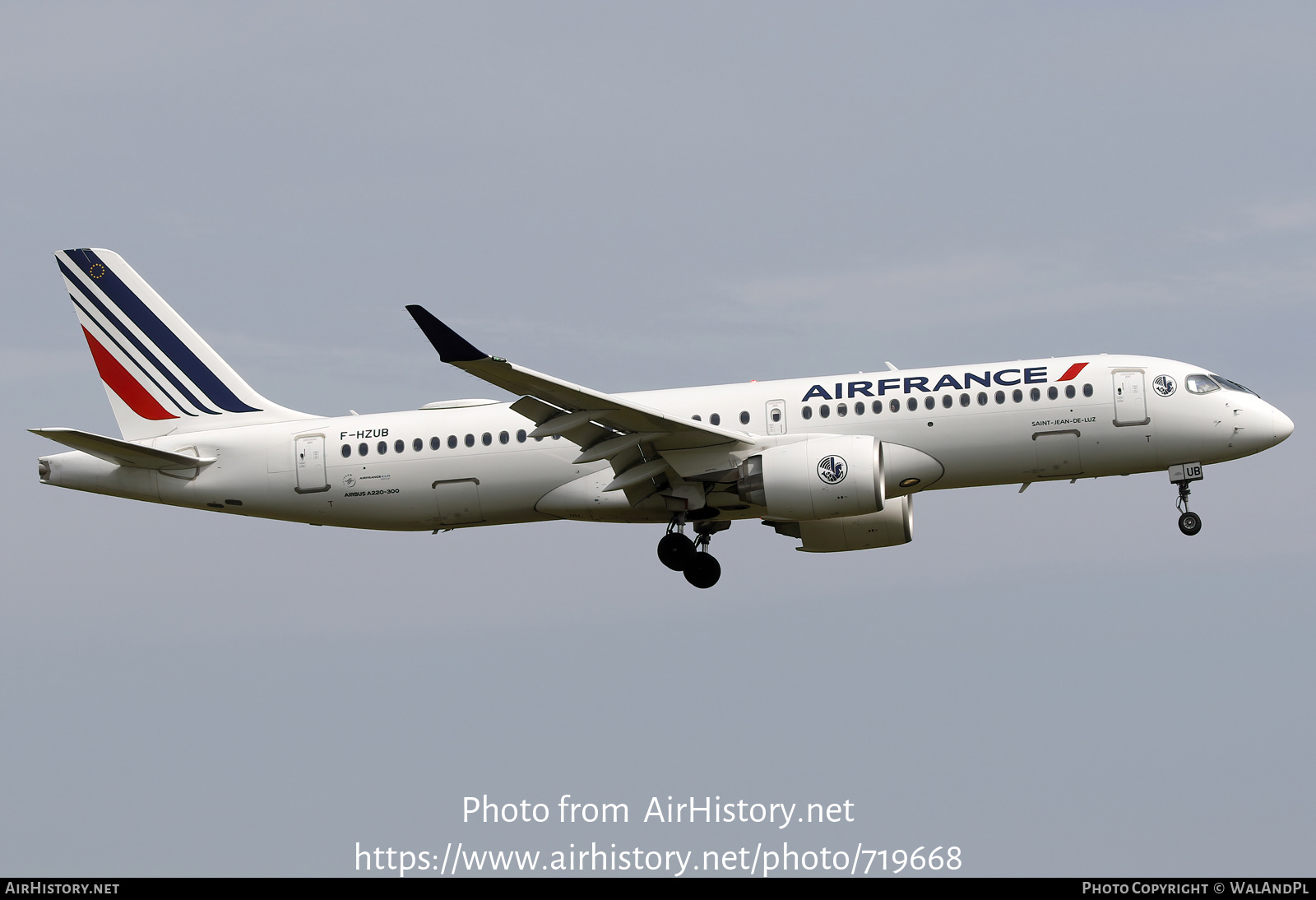 Aircraft Photo of F-HZUB | Airbus A220-371 (BD-500-1A11) | Air France | AirHistory.net #719668