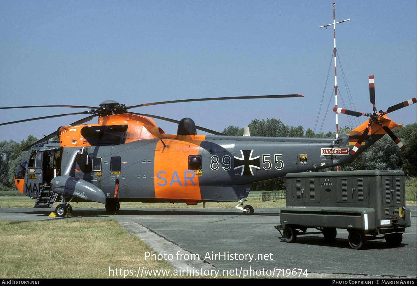 Aircraft Photo of 8955 | Westland WS-61 Sea King Mk41 | Germany - Navy | AirHistory.net #719674