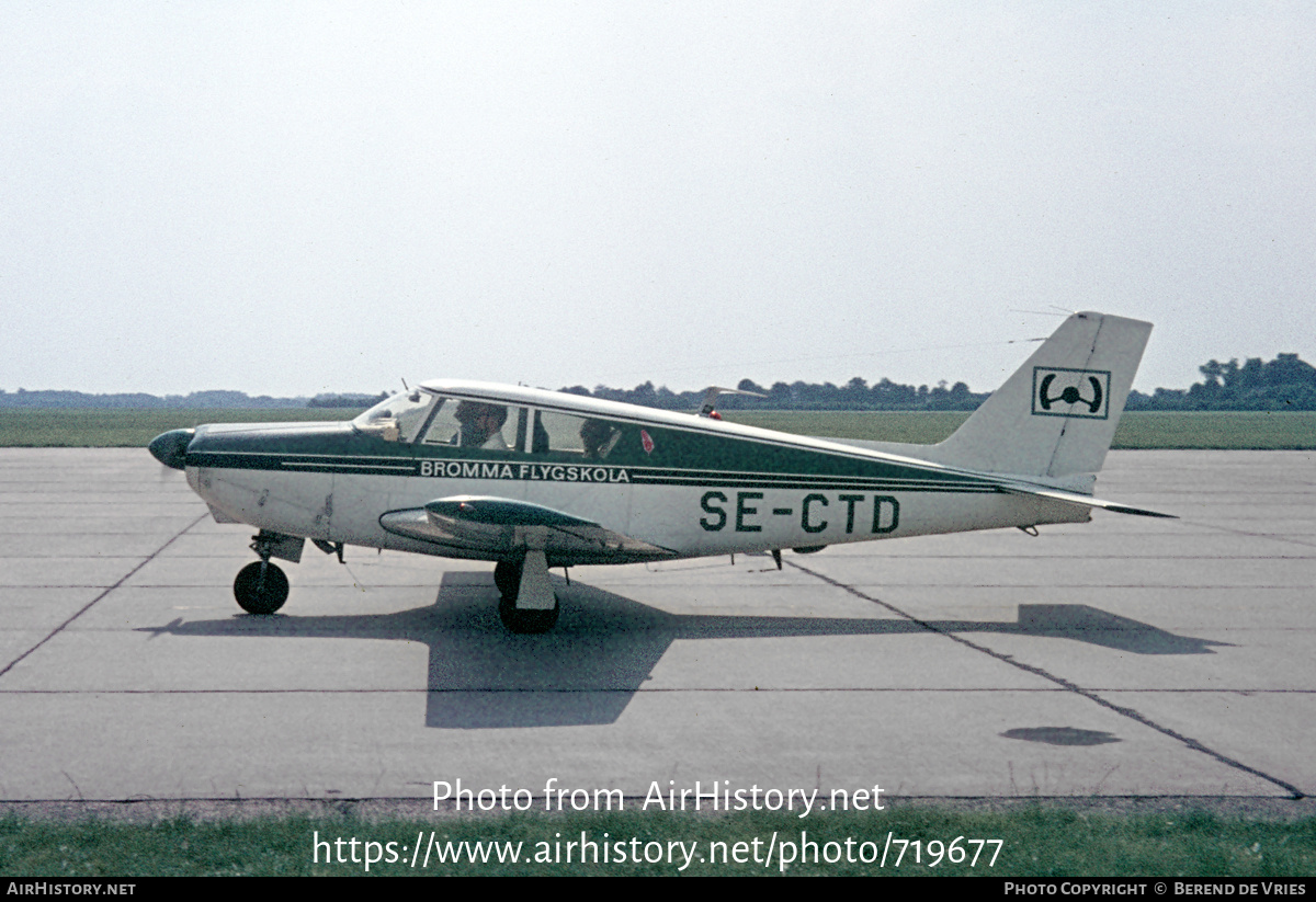 Aircraft Photo of SE-CTD | Piper PA-24-180 Comanche | Bromma Flygskola | AirHistory.net #719677