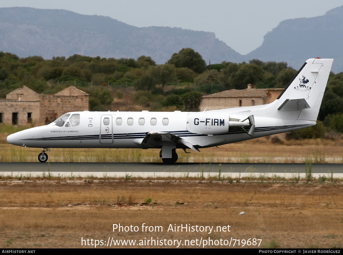 Aircraft Photo of G-FIRM | Cessna 550 Citation Bravo | Marshall of Cambridge | AirHistory.net #719687